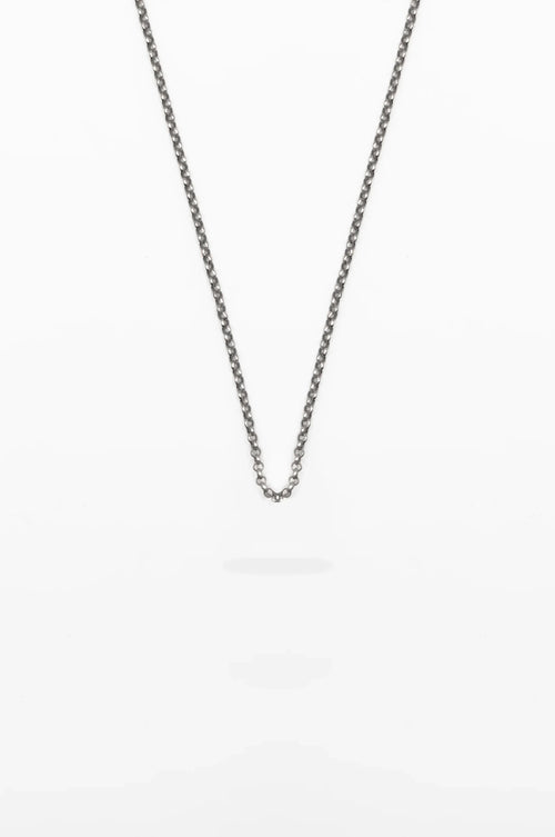 ROLO CHAIN NECKLACE IN STERLING SILVER