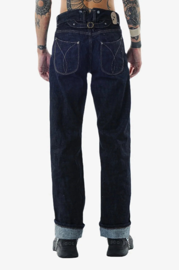 5 POCKET RAW SELVEDGE DENIM JEANS - Youths In Balaclava