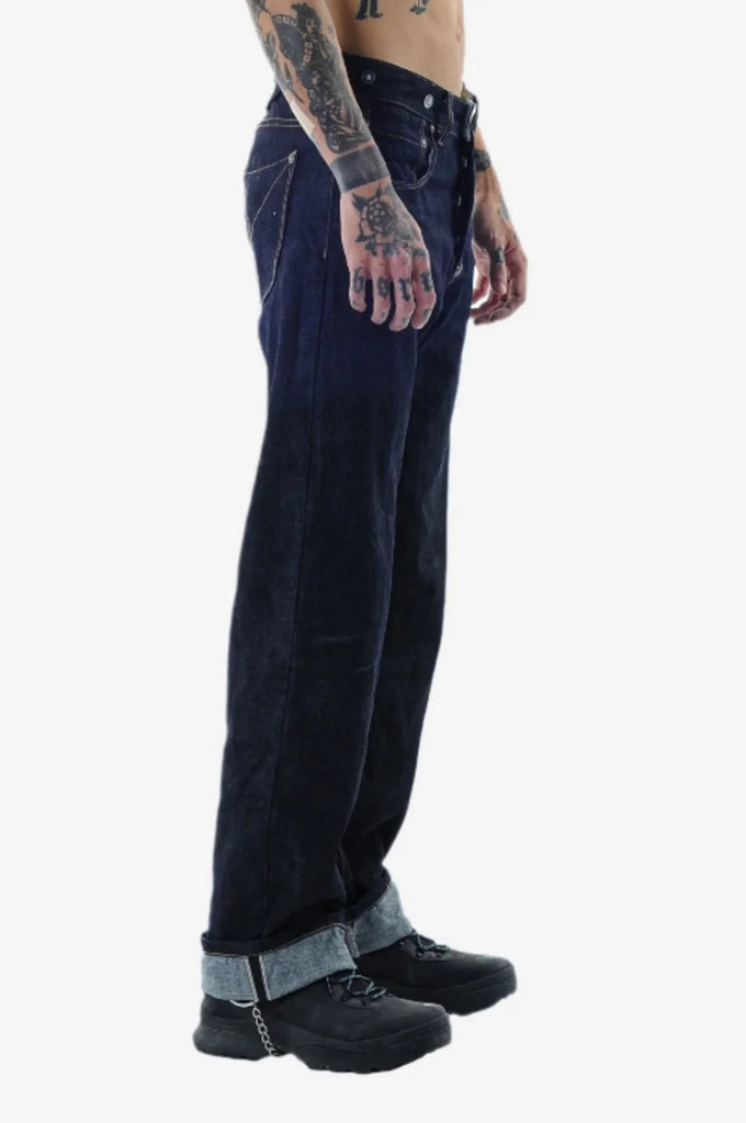 5 POCKET RAW SELVEDGE DENIM JEANS - Youths In Balaclava