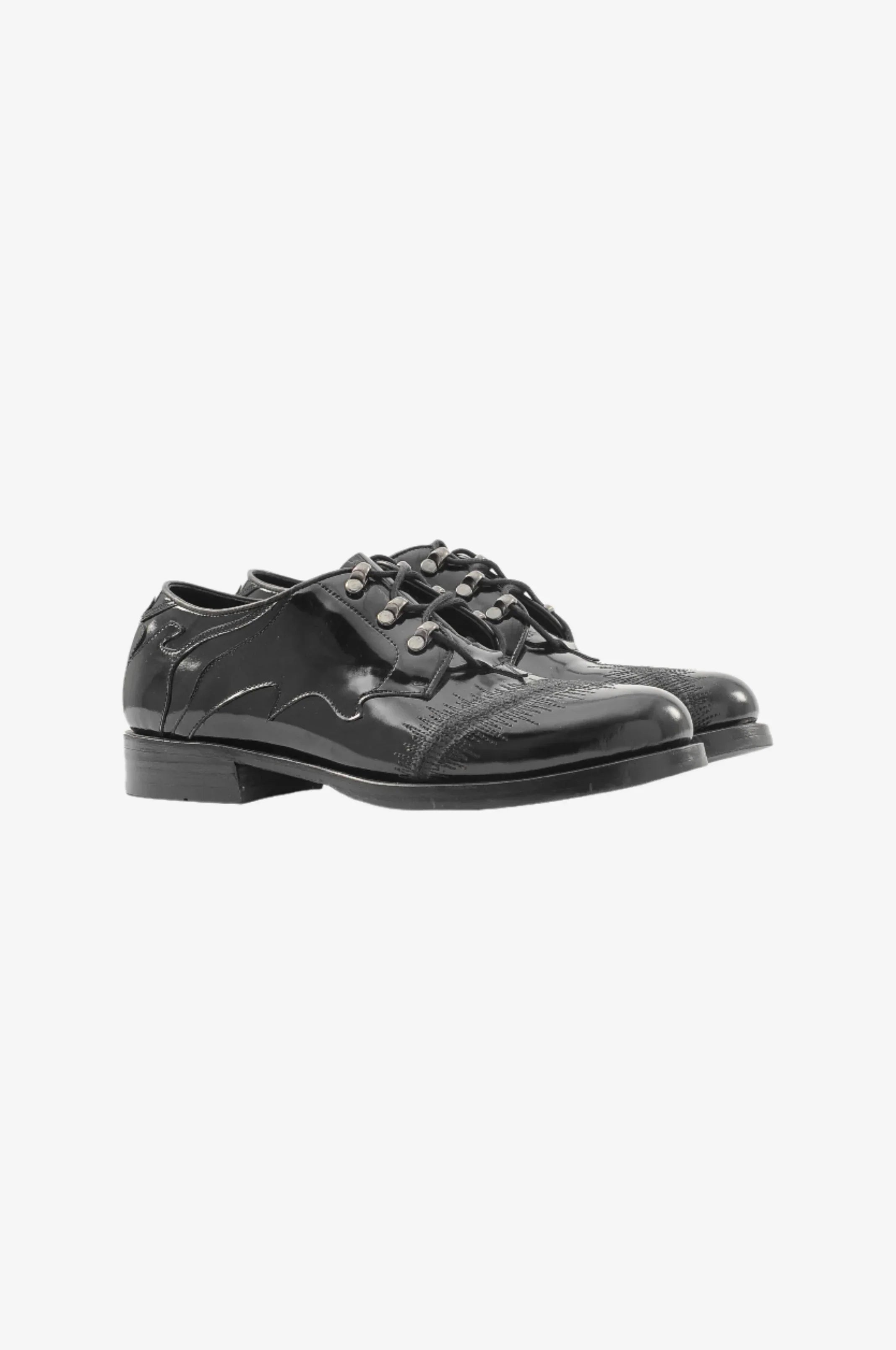 【関税込み】Youths in Balaclava ブラック Spinal ローファー Footwear – Youths In Balaclava