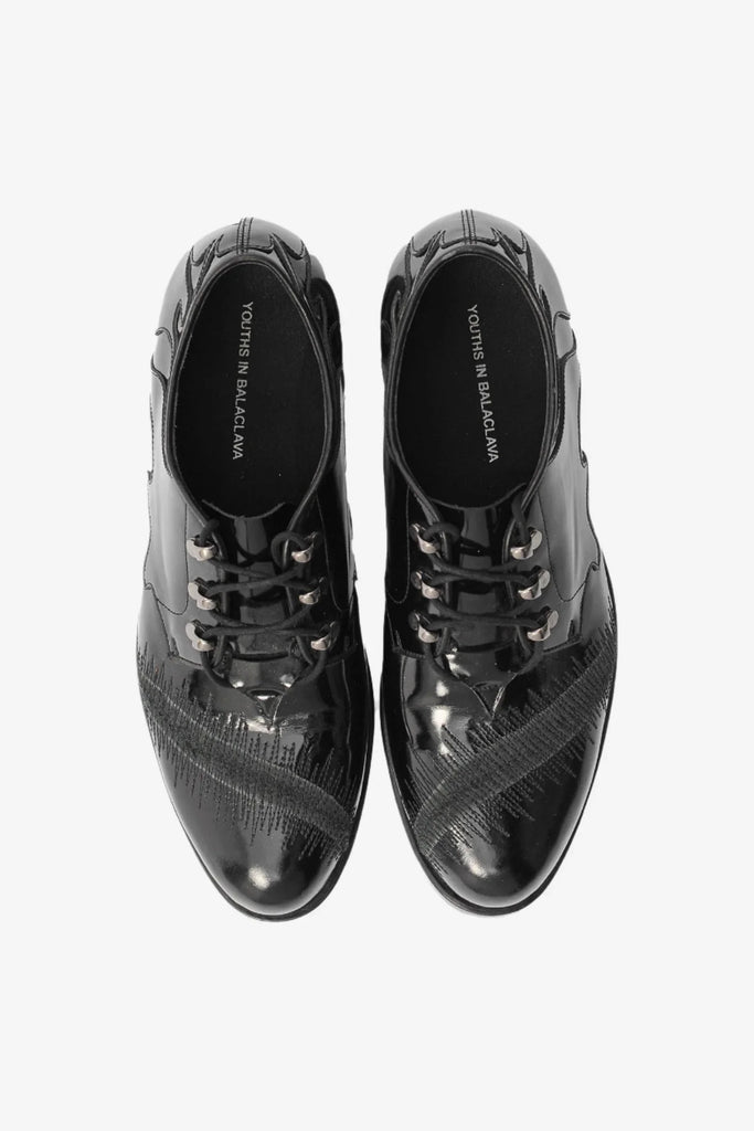 DISTRESSED FLORAL DERBIES - Youths In Balaclava