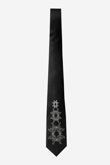FLORAL COTTON SILK TIE - Youths In Balaclava