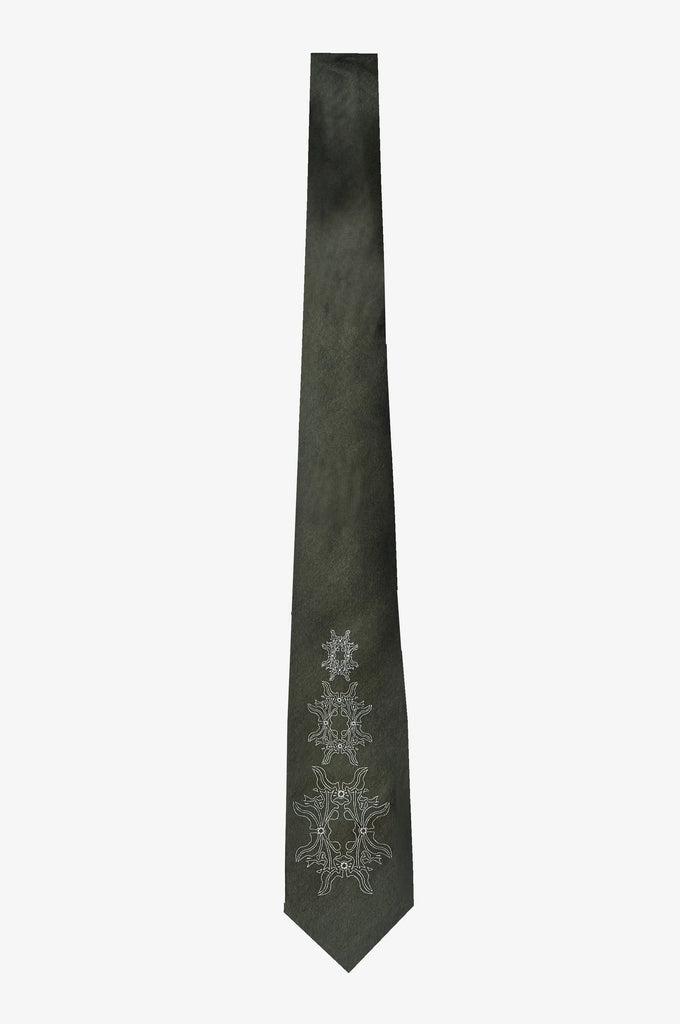 FLORAL COTTON SILK TIE - Youths In Balaclava