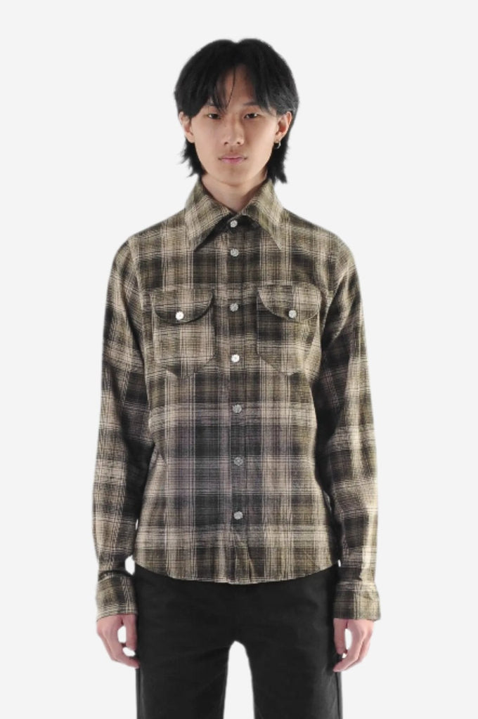 FLORAL FLANNEL L/S SHIRT - Youths In Balaclava