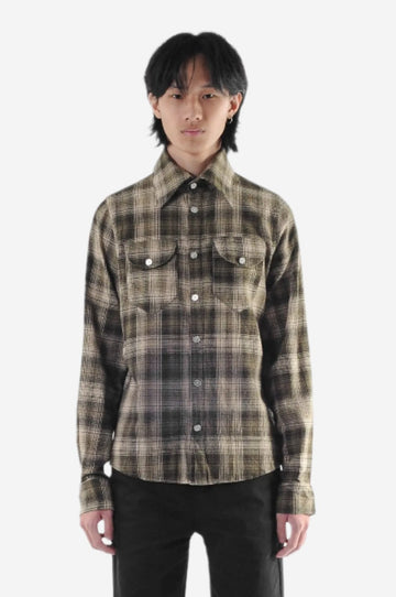 FLORAL FLANNEL L/S SHIRT - Youths In Balaclava