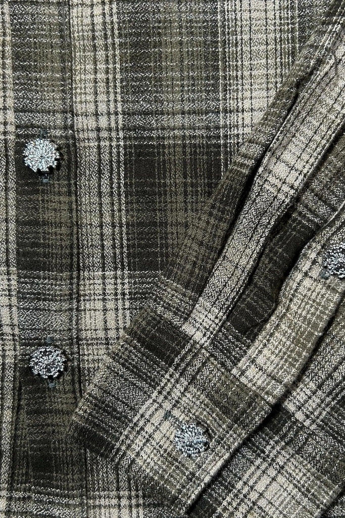 FLORAL FLANNEL L/S SHIRT - Youths In Balaclava