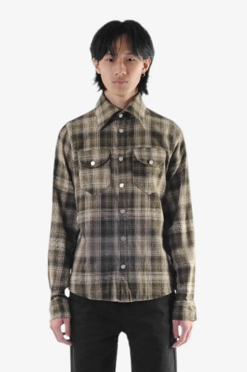 FLORAL FLANNEL L/S SHIRT - Youths In Balaclava
