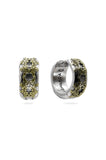 FLORAL HOOP EARRINGS IN 14k GOLD VERMEIL