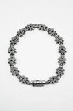 (PRE-ORDER) FLORAL VERTEBRAE BRACELET IN STERLING SILVER