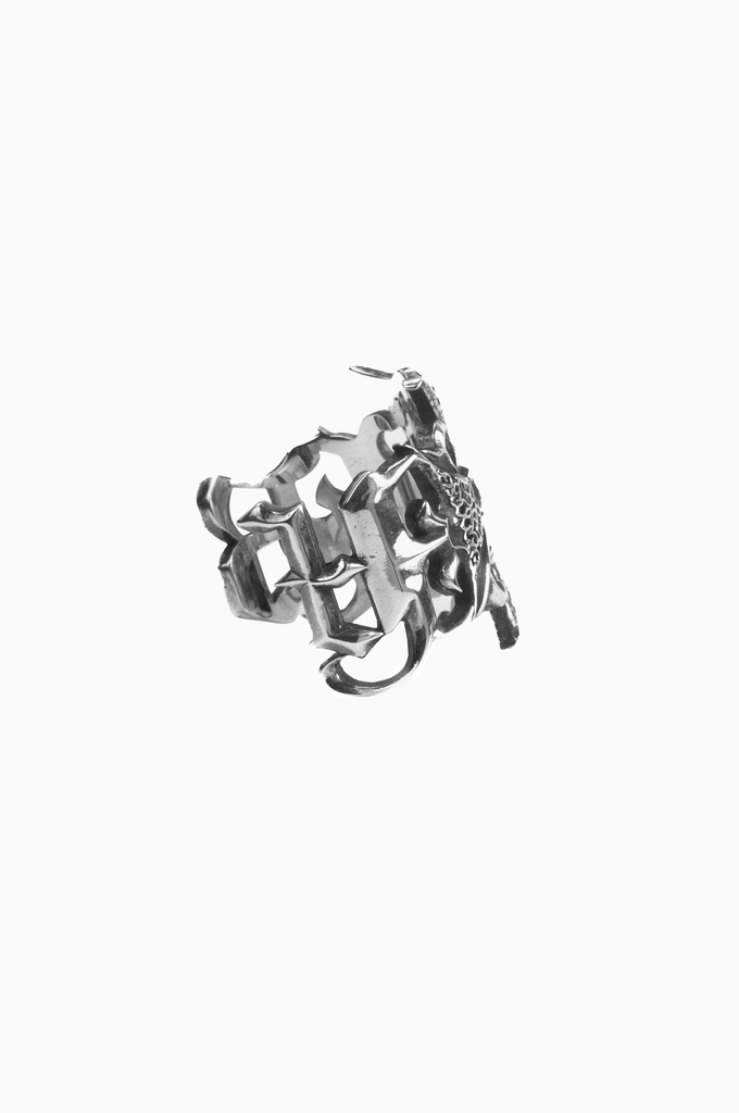 (PRE-ORDER) YIB "KH" SEAL RING IN STERLING SILVER - Youths In Balaclava