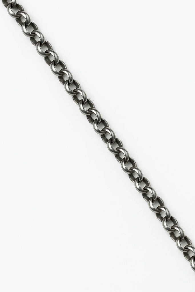 ROLO CHAIN NECKLACE IN STERLING SILVER - Youths In Balaclava