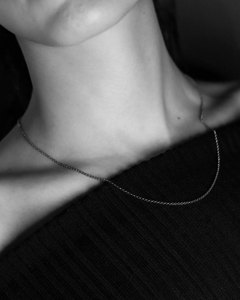 ROLO CHAIN NECKLACE IN STERLING SILVER - Youths In Balaclava