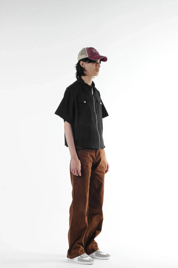 SIGNATURE ZIP S/S SHIRT - Youths In Balaclava