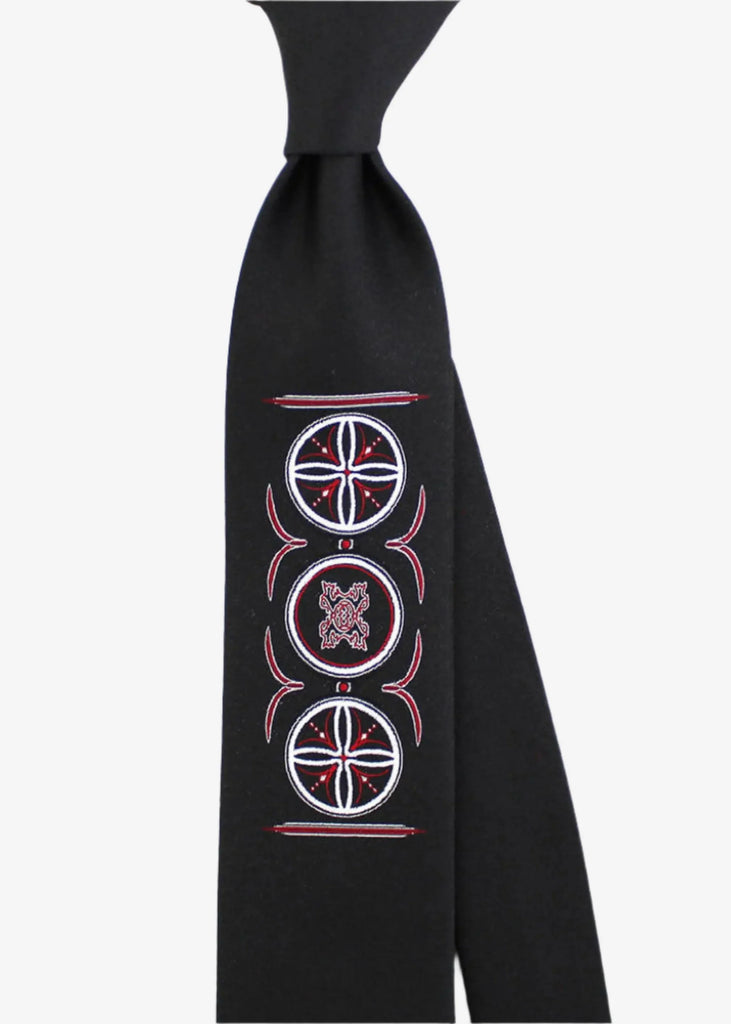 SILK TAPESTRY TIE - Youths In Balaclava