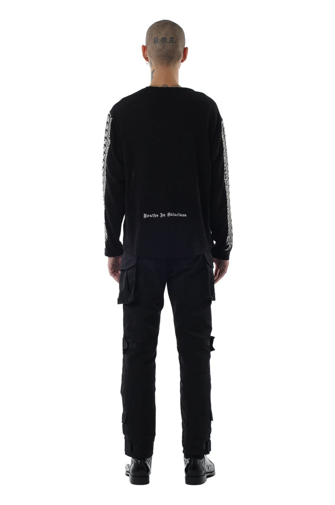 SILVER SPINE L/S TEE - Youths In Balaclava