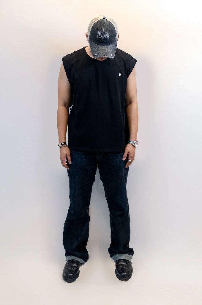 SPINE MUSCLE TANK TEE - Youths In Balaclava