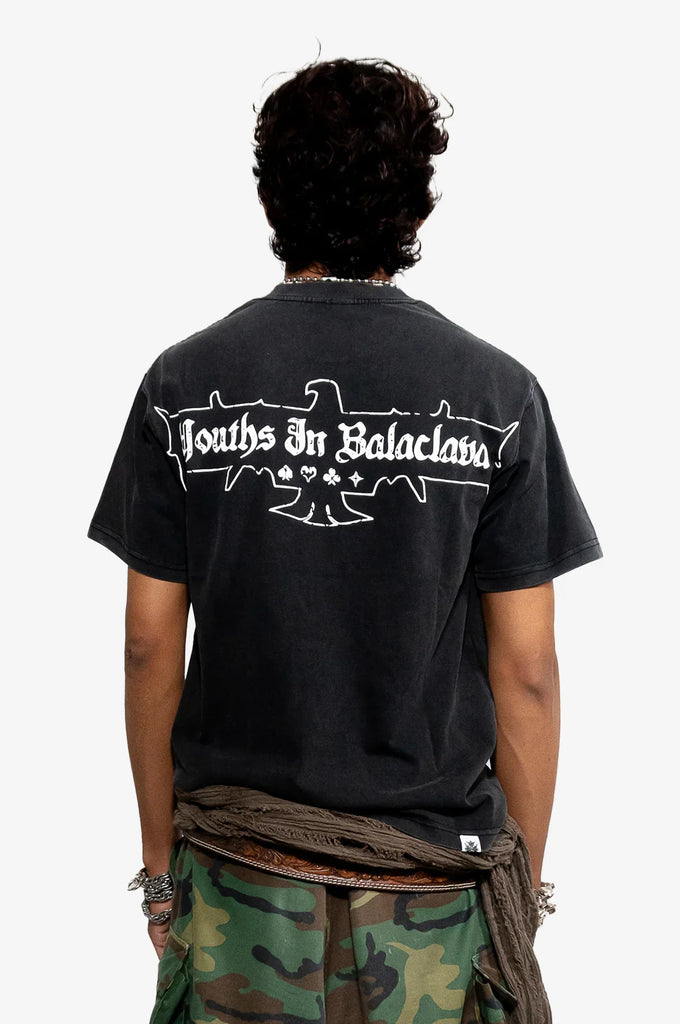 YIB CROW SUNFADE S/S POCKET TEE - Youths In Balaclava